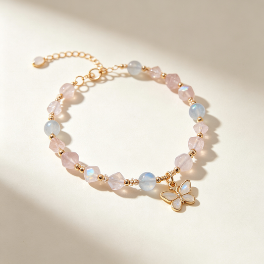 Butterfly Moonstone Bracelet