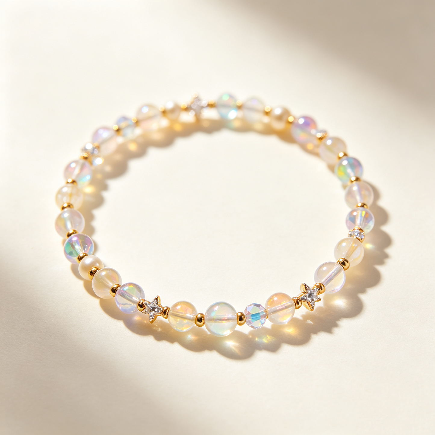 Aurora Star Iridescent Crystal Bracelet